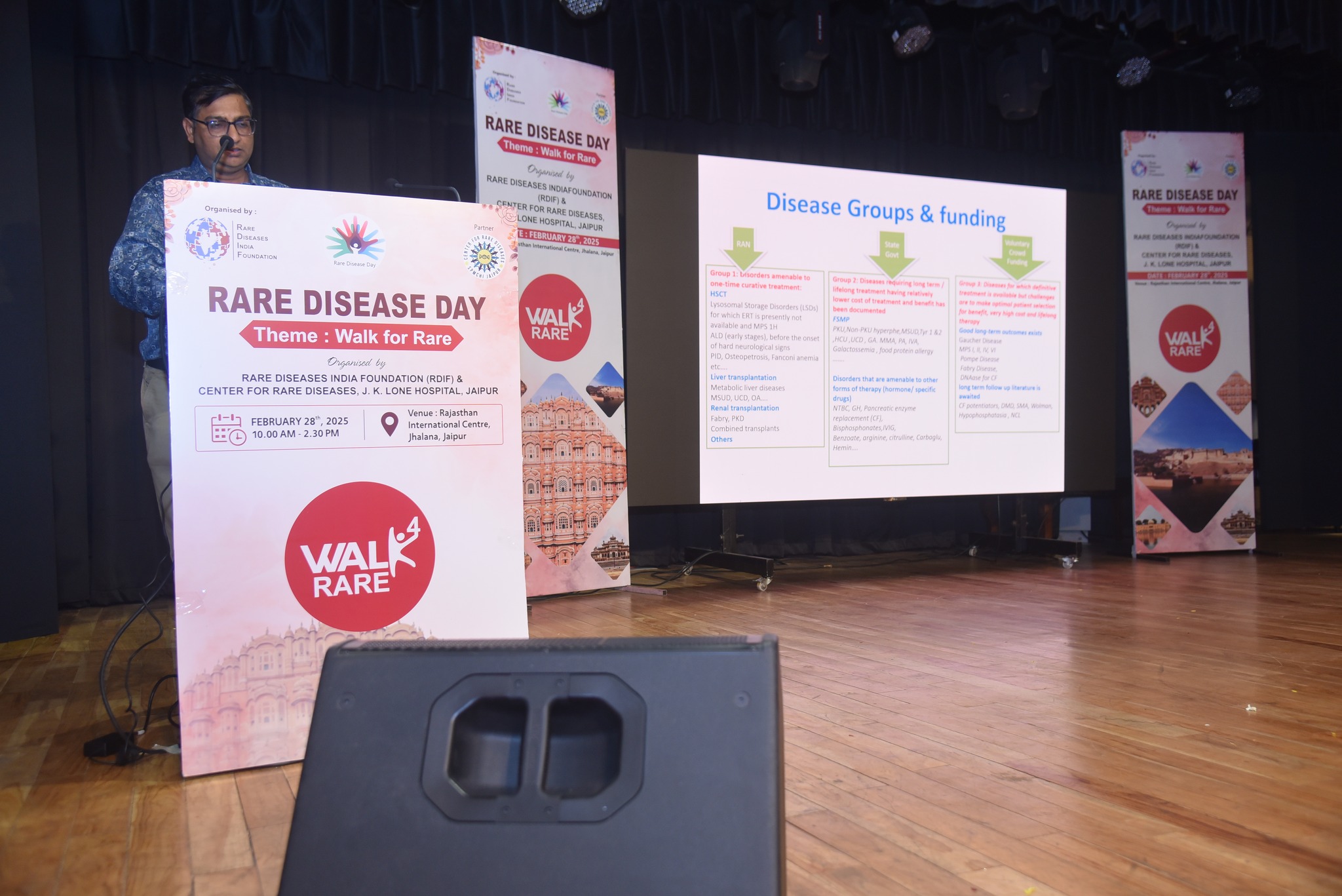 An awareness rally marching through the streets of Jaipur.